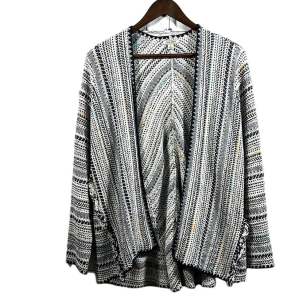 Lucky Brand Boho Woven Cotton Jacket Size Small